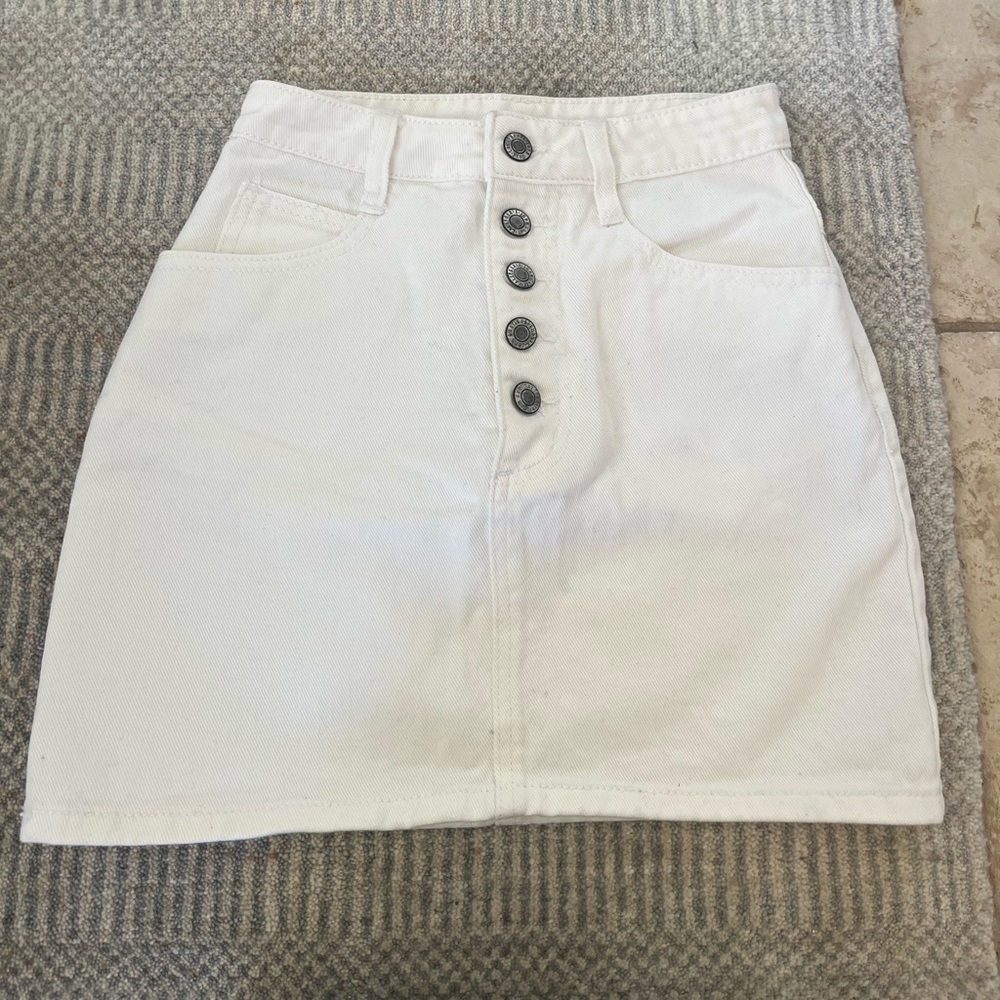 Brandy Melville/ John Galt white denim skirt, barely worn